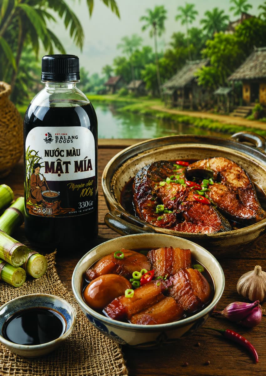 Nước Màu Mật Mía