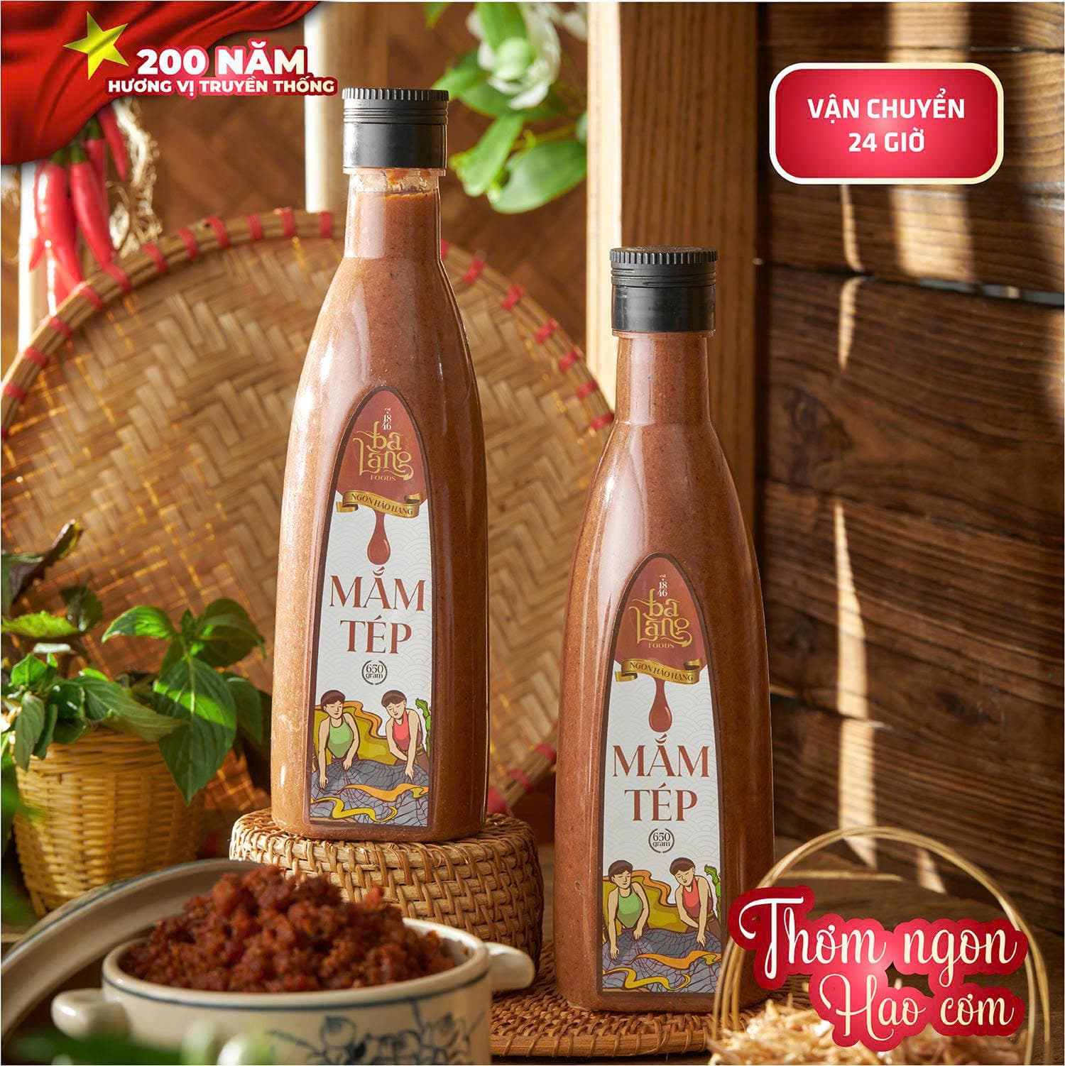 Mắm Tép Ba Làng, vận chuyển 24 giờ