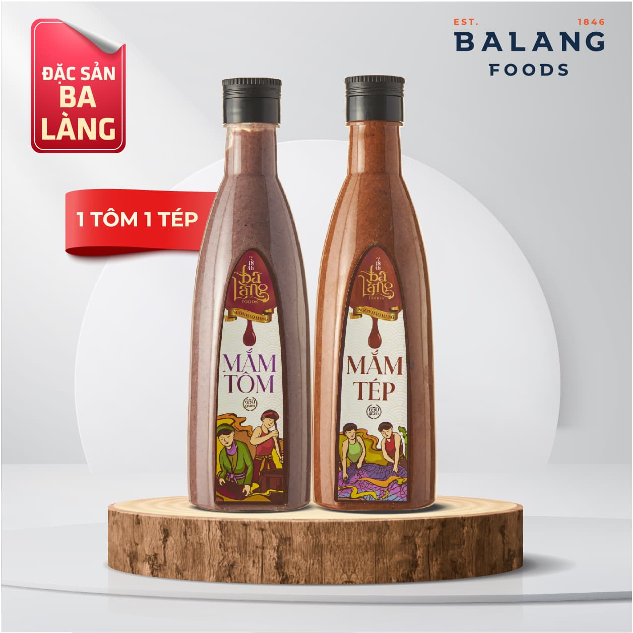 Mắm Tôm + Mắm Tép (1+1)
